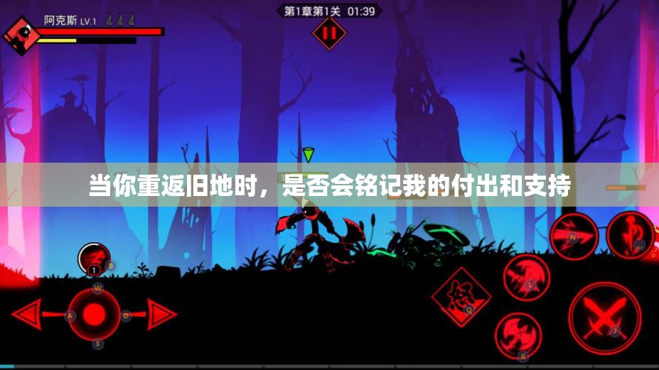 当你重返旧地时，是否会铭记我的付出和支持