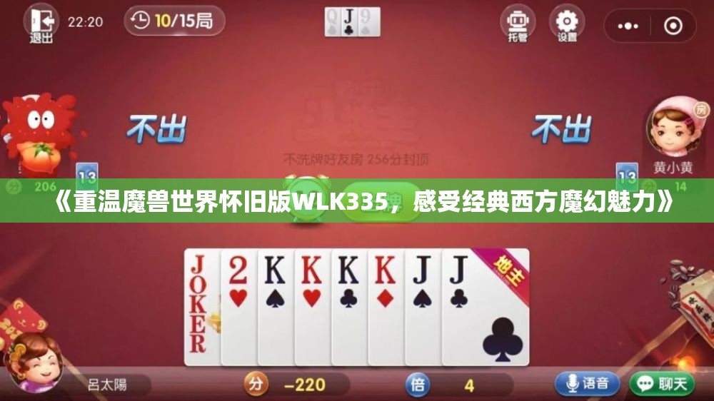 《重温魔兽世界怀旧版WLK335，感受经典西方魔幻魅力》
